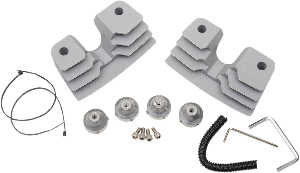 DRAG SPECIALTIES Tapa de bujía - Plata - Twin Cam 63421