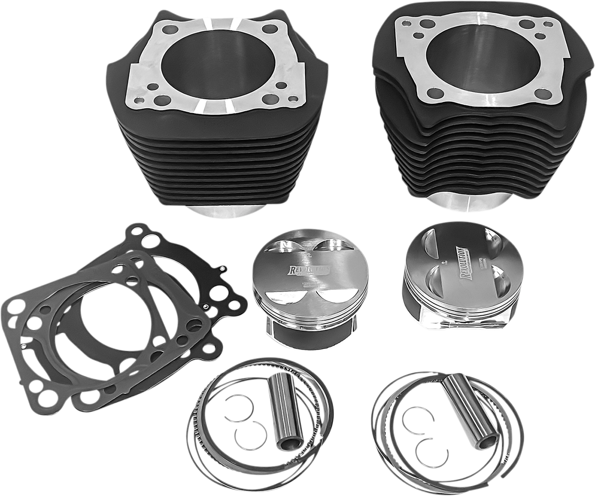 REVOLUTION PERFORMANCE, LLC Cylinder Kit - 124" - Black - M8 RP201-603W