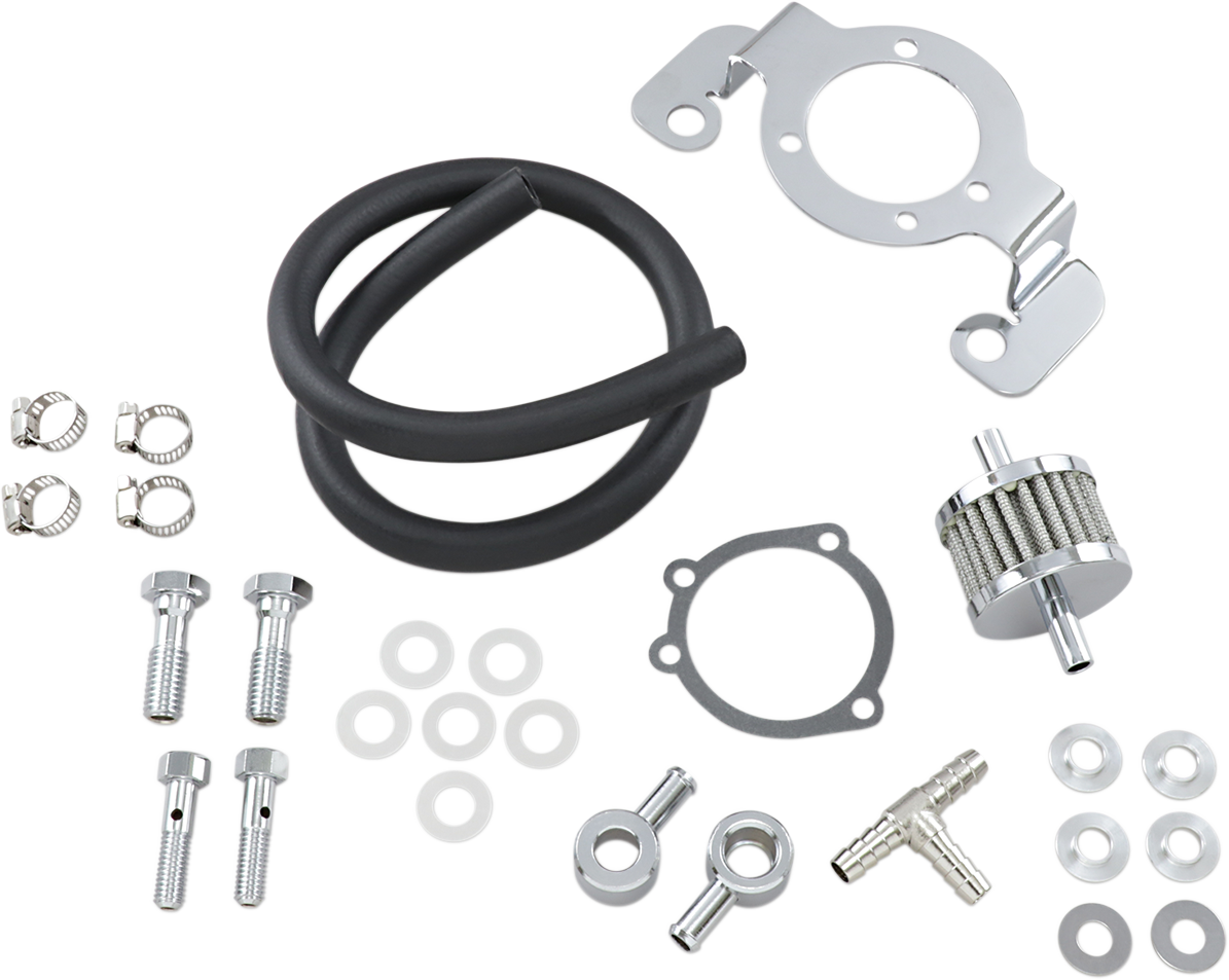 ESPECIALIDADES DE ARRASTRE Respiradero de soporte de carburador - Big Twin '93-'14 120084-BC514