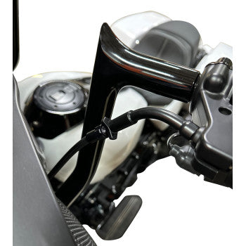 FAT BAGGERS EZ Install Upper Clutch Cable - FLHX/FLTR SE - Stock - Black 108000-B