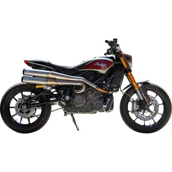 S&S CYCLE exhaust 2:2 race only stainless steal indian FTR 1200 19-22 550-0949