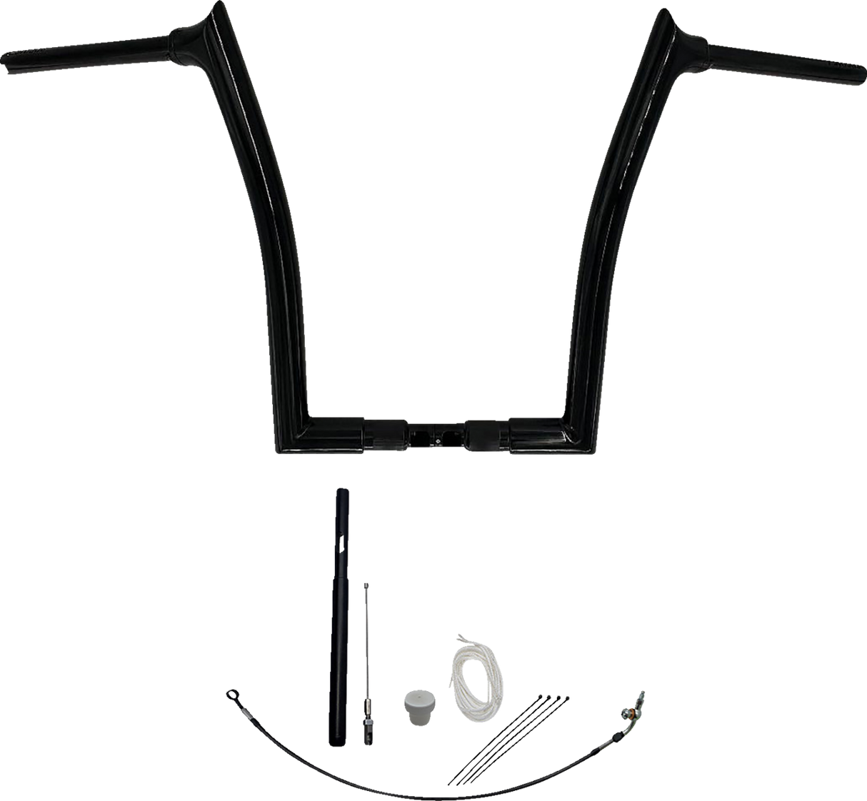 FAT BAGGERS INC. Handlebar Kit - Pointed Top - 16" - Black 819916-B
