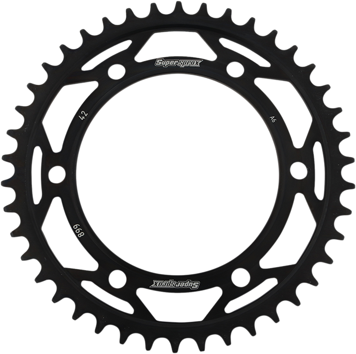 SUPERSPROX Steel Rear Sprocket - 42 Tooth RFE-899-42-BLK