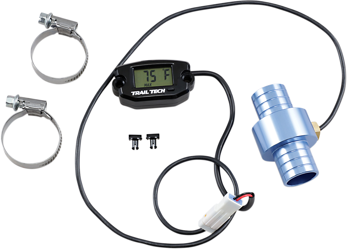 TRAIL TECH Universal Temperature Meter - Surface Mount - Black - 22 mm 742-EH2