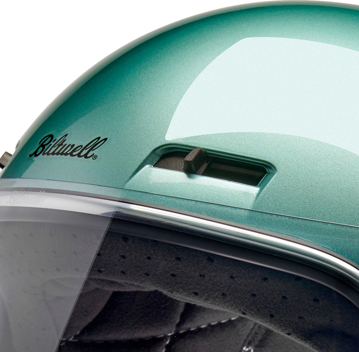 BILTWELL Gringo SV Helmet - Metallic Seafoam Green - Large 1006-313-504