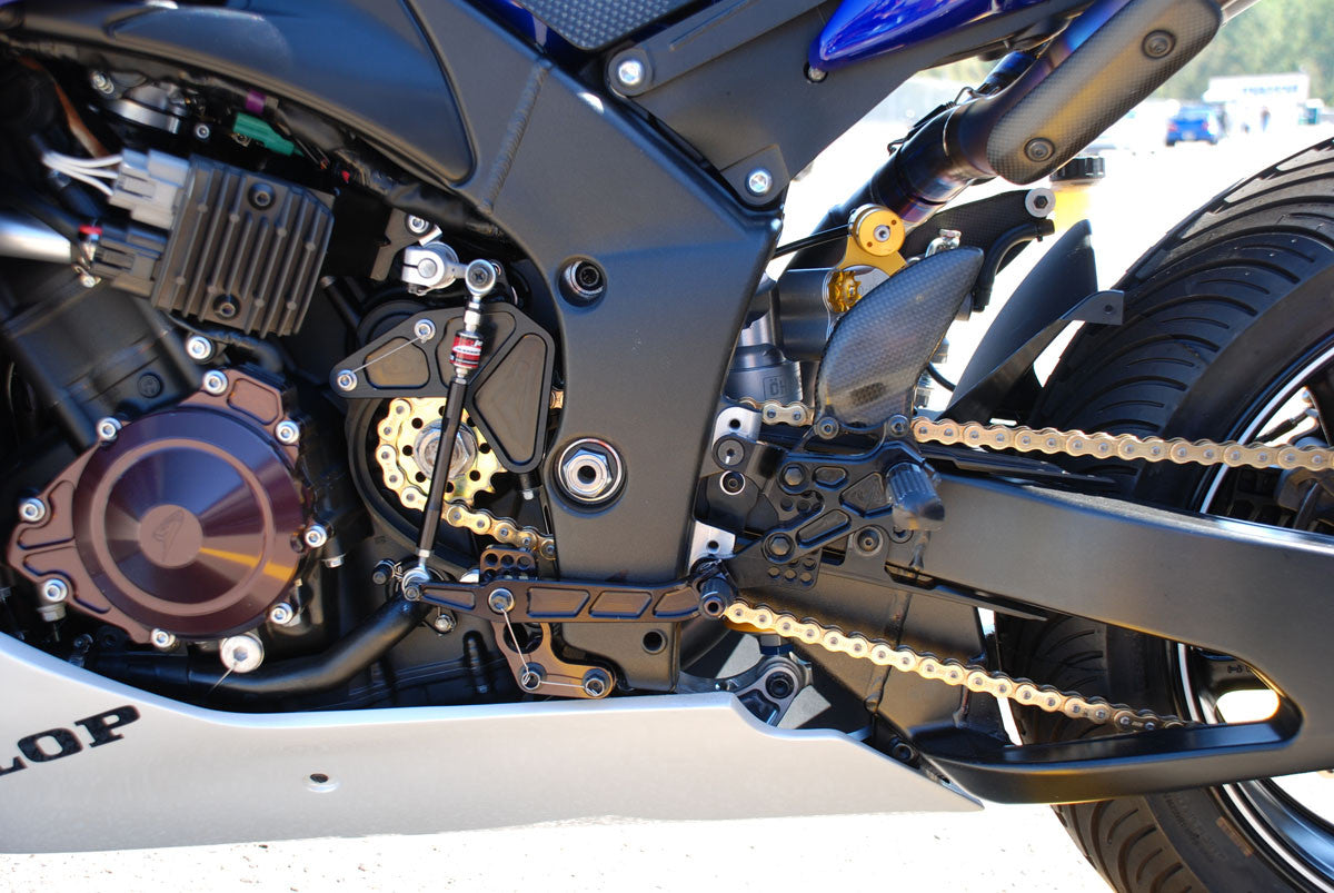 Graves motorsports Rearsets WORKS R1 2009-2014 W-RSY-09R1-KAF