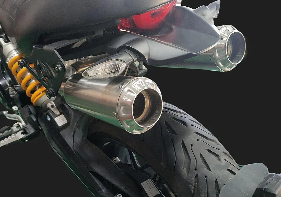 Vandemon Ducati Scrambler 1100 Pro 2021-24 Full Titanium Exhaust System DUC1100SCRTIEXBRA VA-127