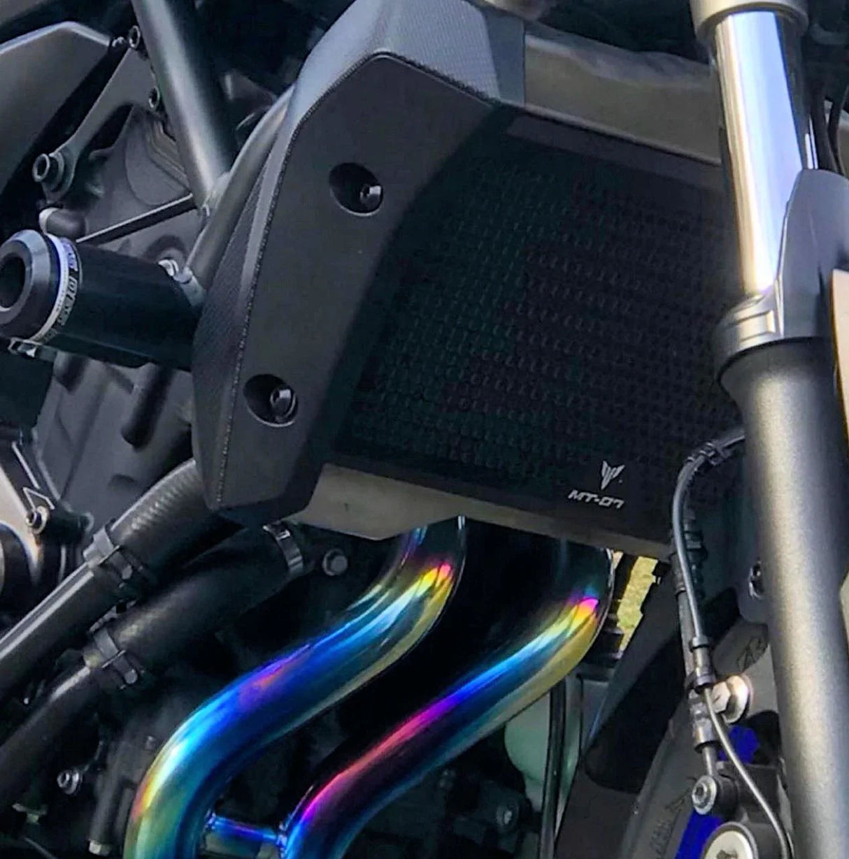 Vandemon Yamaha MT07 FZ07 XSR700 Titanium Exhaust System 2025-2026 YAMAMT07EXHTITANB VA-173