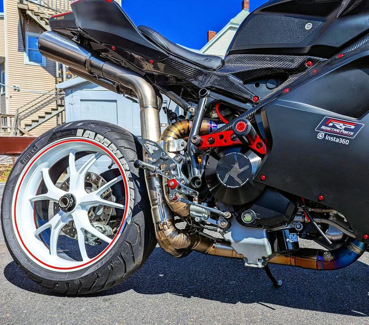 Vandemon Ducati 1098R,1198 Titanium Exhaust System 2007-11 DUC109RTIEXMESA VA-29
