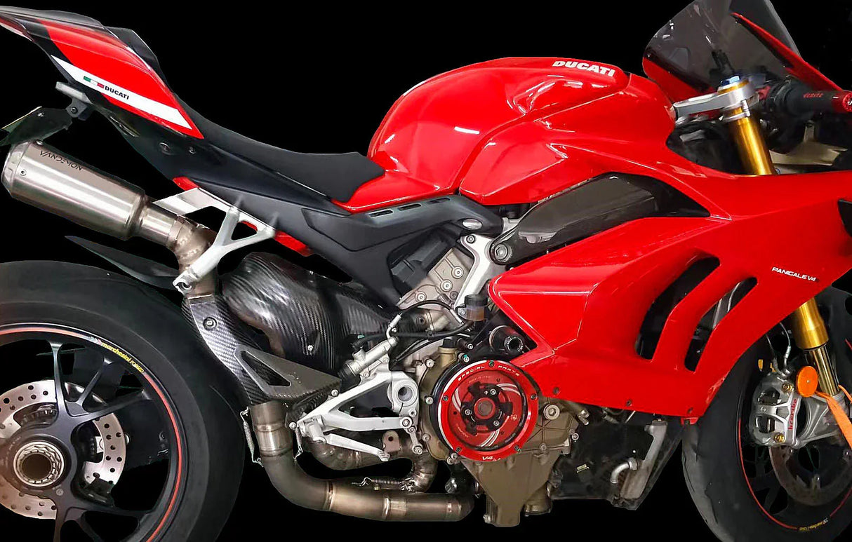 Vandemon Ducati Panigale & Streetfighter V4 Titanium High Mount 3/4 Slip-On 2022-2024 DUCV4SFTIMUFHMB VA-35