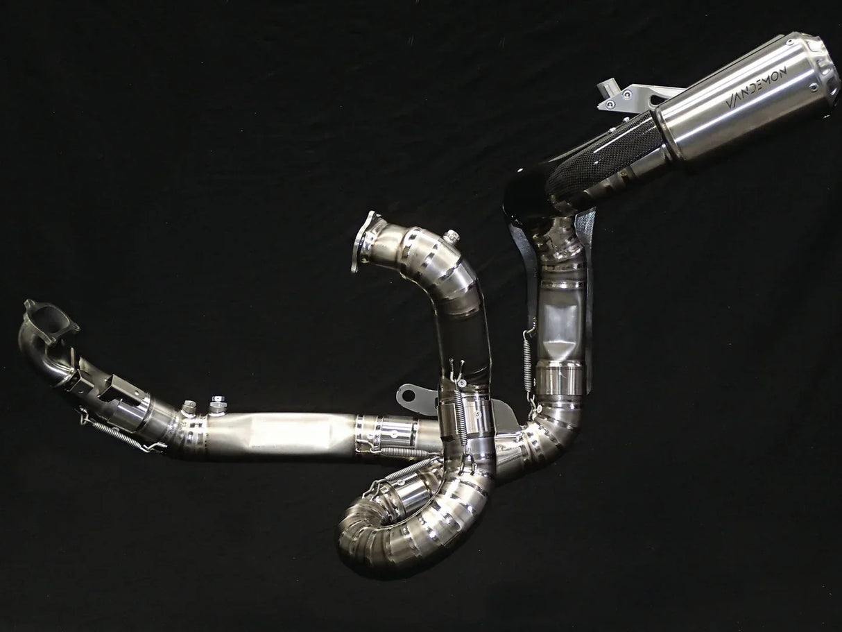 Vandemon Ducati Panigale/ Streetfighter V2 955 Full Titanium High Mount Exhaust System 2019-24 DUCV2TIEXHSMESA VA-125