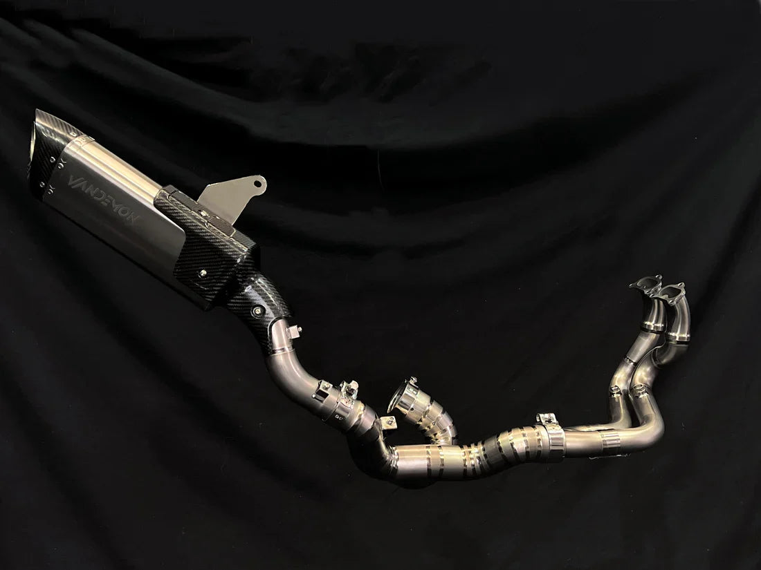 Vandemon Ducati Multistrada V4/V4s Titanium Vandemon Full 3/4 Exhaust System 2021-2025 DUCV4MTSTIEXHSYSA VA-118