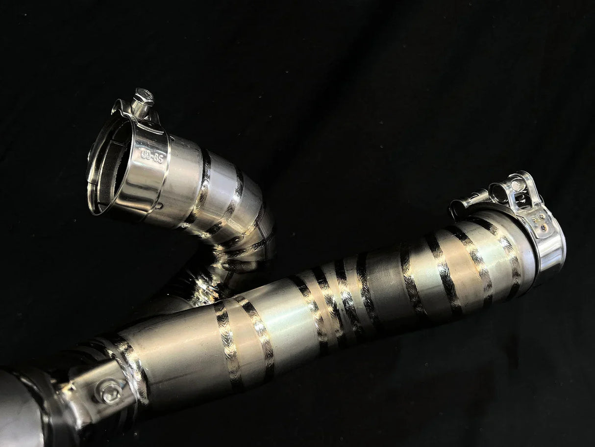 Vandemon Ducati Multistrada V4 Titanium Slip-On & Optional front headers DUCV4MTSTIMUFFB VA-33