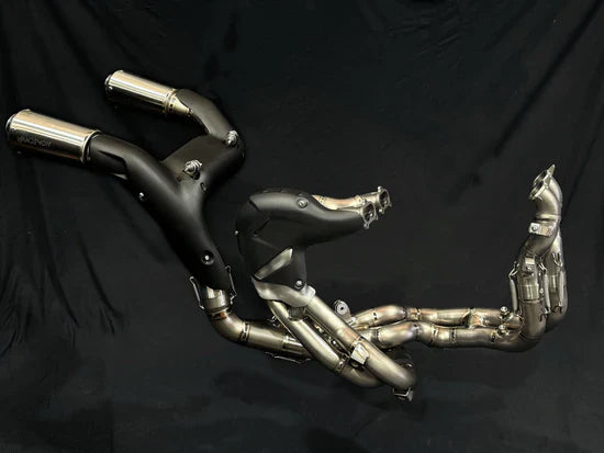 Vandemon Ducati Panigale V4,V4S,V4R & Streetfighter V4 2018-24 Titanium High Mount Exhaust System DUCV4PANHMEXHMESA VA-124