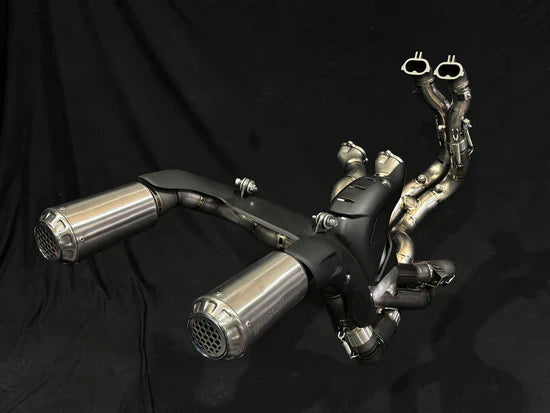 Vandemon Ducati Panigale V4,V4S,V4R & Streetfighter V4 2018-24 Titanium High Mount Exhaust System DUCV4PANHMEXHMESA VA-124