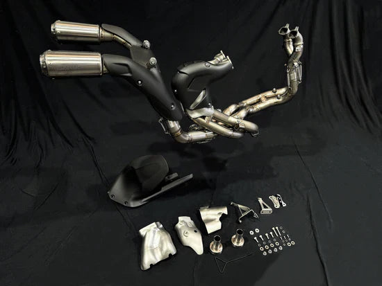 Vandemon Ducati Panigale V4,V4S,V4R & Streetfighter V4 2018-24 Titanium High Mount Exhaust System DUCV4PANHMEXHMESA VA-124