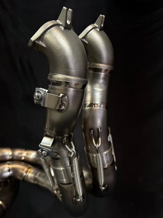 Vandemon Ducati Panigale V4,V4S,V4R & Streetfighter V4 2018-24 Titanium High Mount Exhaust System DUCV4PANHMEXHMESA VA-124