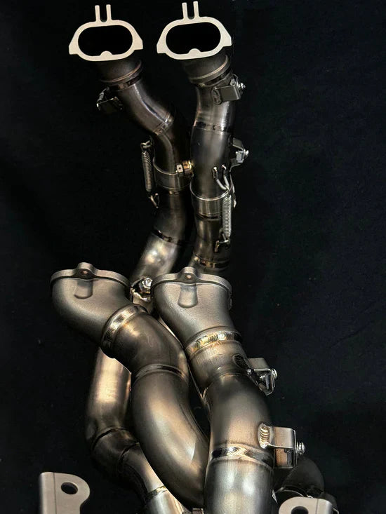 Vandemon Ducati Panigale V4,V4S,V4R & Streetfighter V4 2018-24 Titanium High Mount Exhaust System DUCV4PANHMEXHMESA VA-124