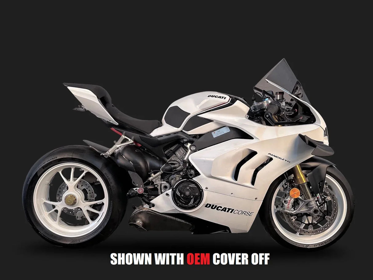 Vandemon Ducati Panigale V4 / V4S/ V4R & Streetfighter V4 Bimodal Stealth Titanium Slip-On 2018-2024 DUCV4PANTIEXHWVA VA-123