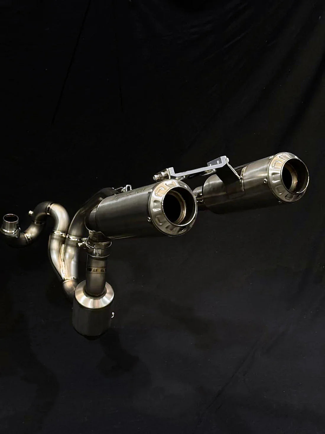 Vandemon Ducati Scrambler 1100 Pro 2021-24 Full Titanium Exhaust System DUC1100SCRTIEXBRA VA-127