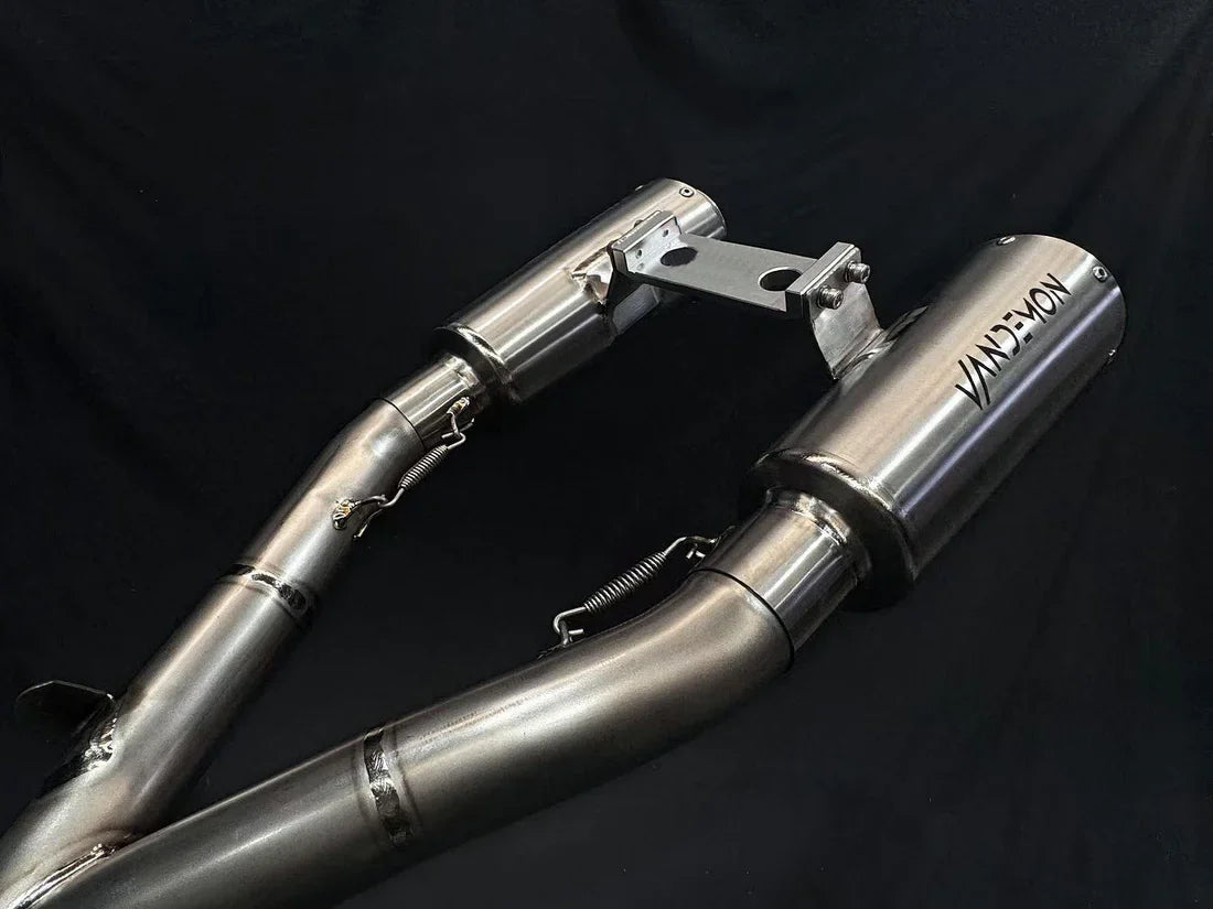 Vandemon Ducati Scrambler 1100 Pro 2021-24 Full Titanium Exhaust System DUC1100SCRTIEXBRA VA-127
