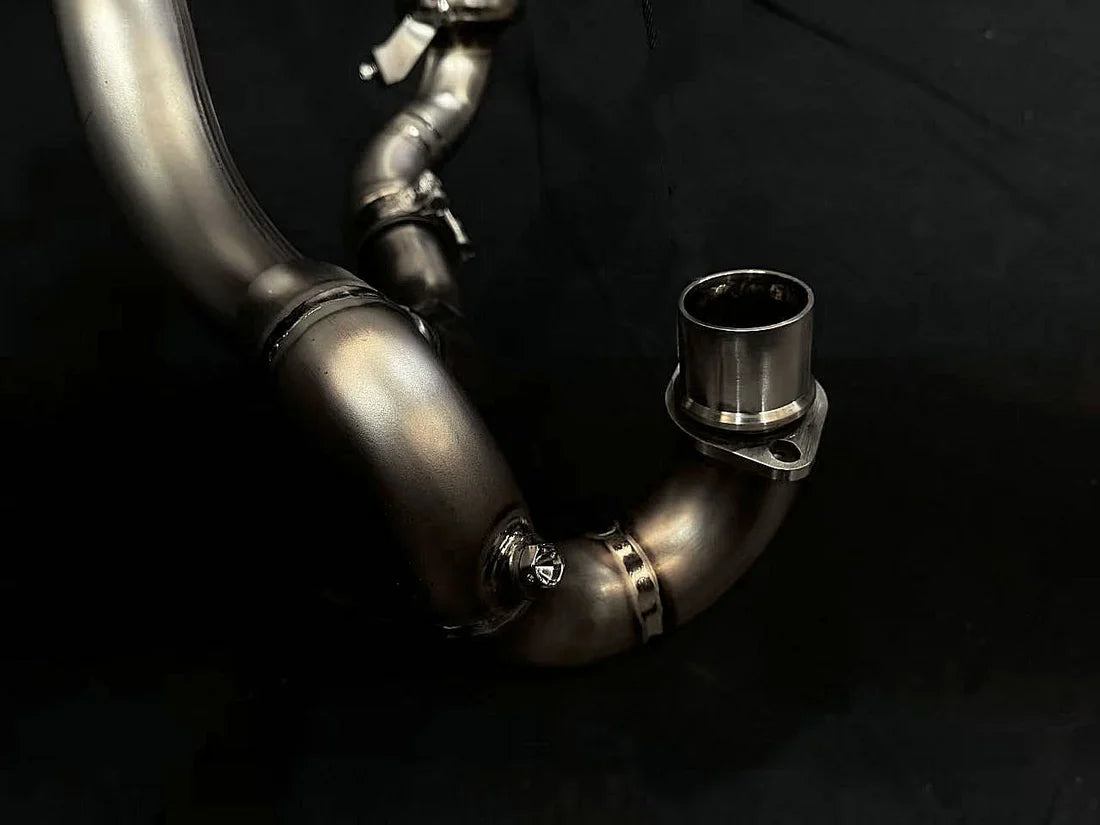 Vandemon Ducati Scrambler 1100 Pro 2021-24 Full Titanium Exhaust System DUC1100SCRTIEXBRA VA-127