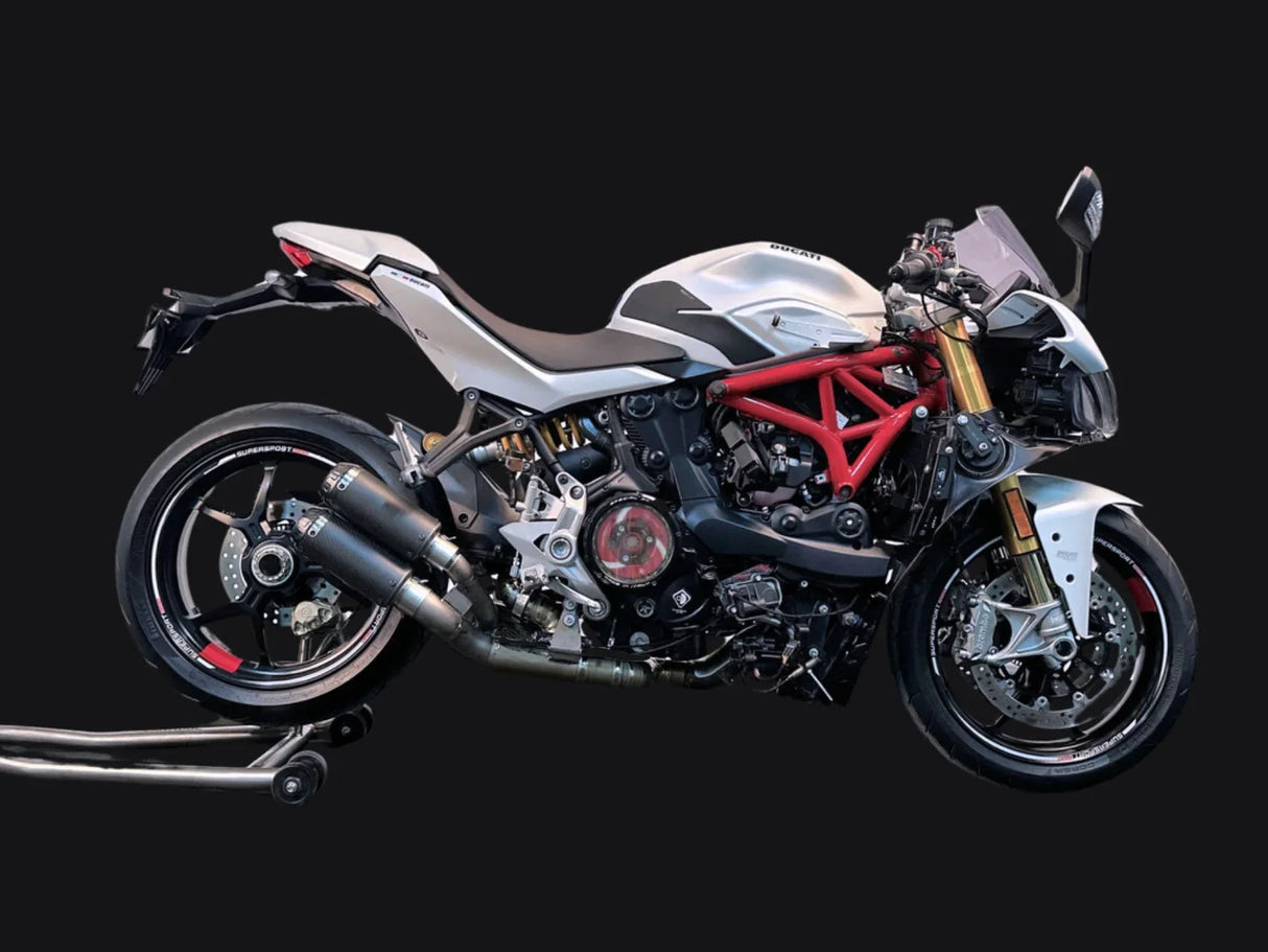 Vandemon Ducati Supersport 950 Titanium Slip-On 2021-25 DUC950SSTIEXHCFA VA-42