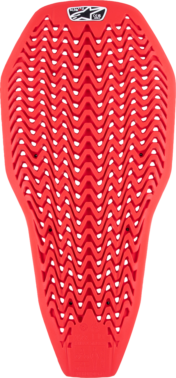 ALPINESTARS Nucleon Plasma Full Back Insert - Red/Black - Large 6526624-31-L