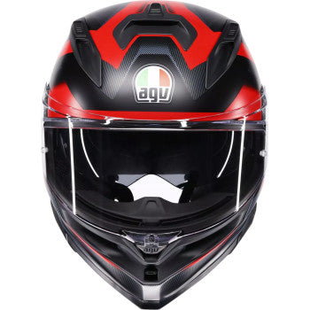 AGV Helmet K7 Glimpse Matte Black/Red Lg 2118399004-015-L