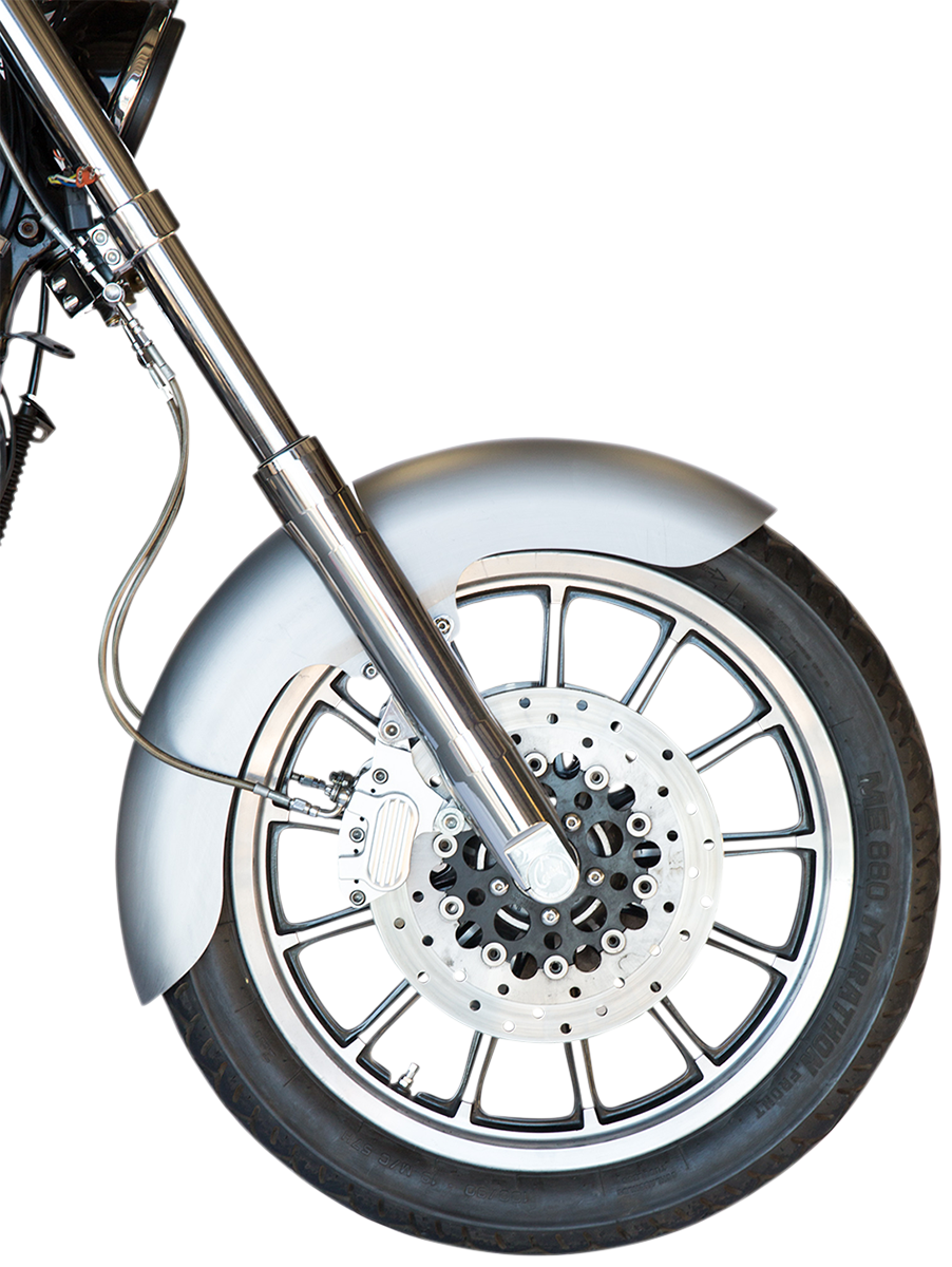 RUSS WERNIMONT DESIGNS Dyna Front Fender - For 90/90-19" Wheel - 4.3/4" W - 34-3/4" L RWD-50170