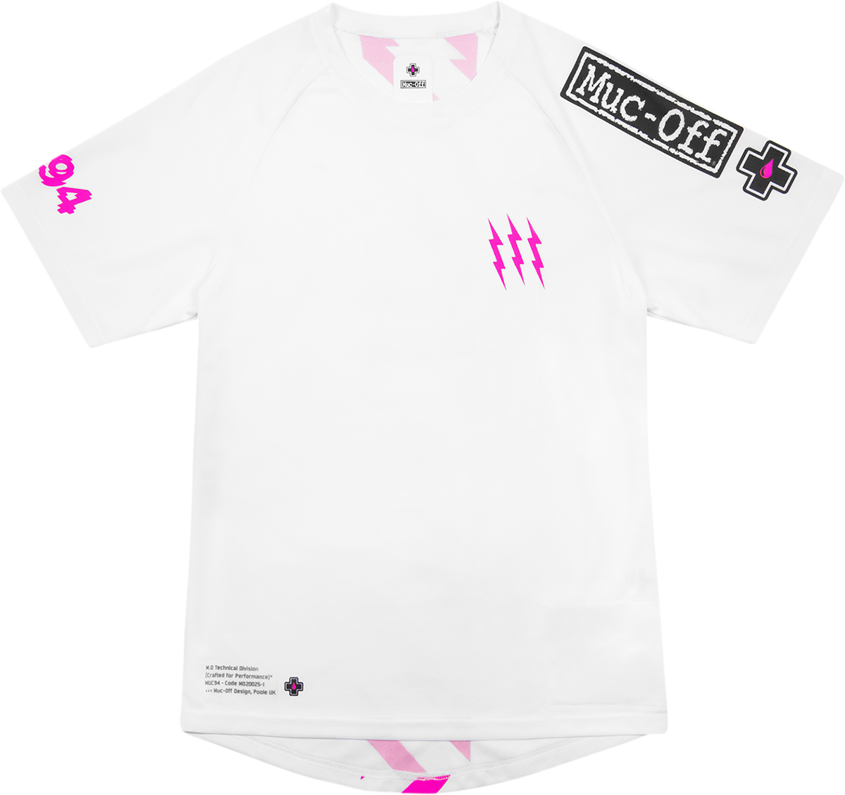 MUC-OFF USA Riders Short-Sleeve Jersey - White - XS 20480