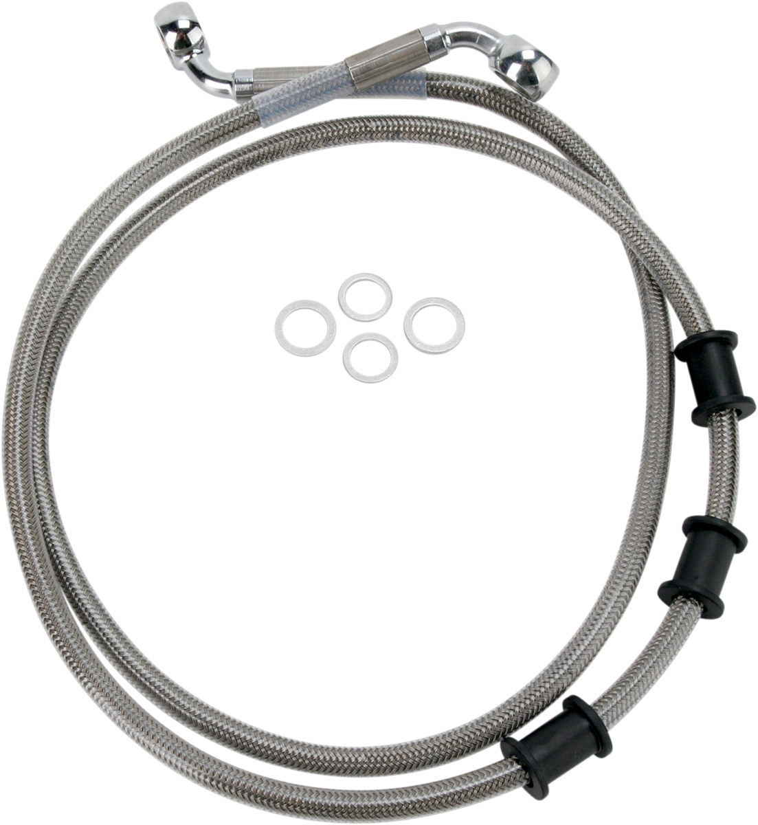 DRAG SPECIALTIES Línea de freno - Delantero - +6" - Acero inoxidable 680219-6