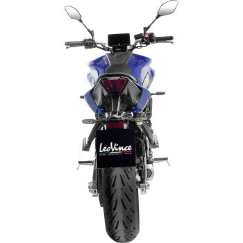 LEOVINCE LV-10 Exhaust System - Carbon Fiber YZF-R7/MT-07 2021-2024 15264CU