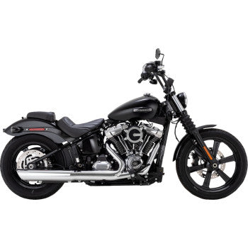 VANCE & HINES Twin Slash Slip-On Muffler - Chrome - Softail 16750
