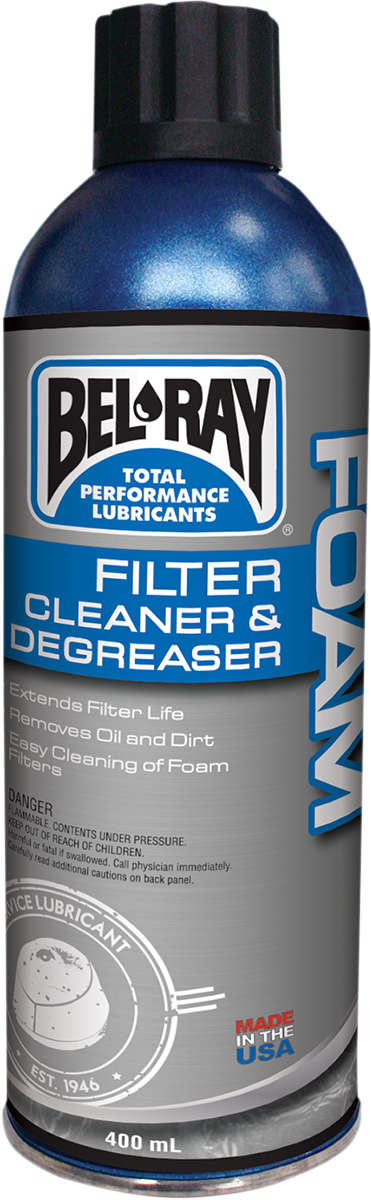 BEL-RAY Foam Filter Cleaner - 13.5 U.S. fl oz. - Aerosol 99180-A400W