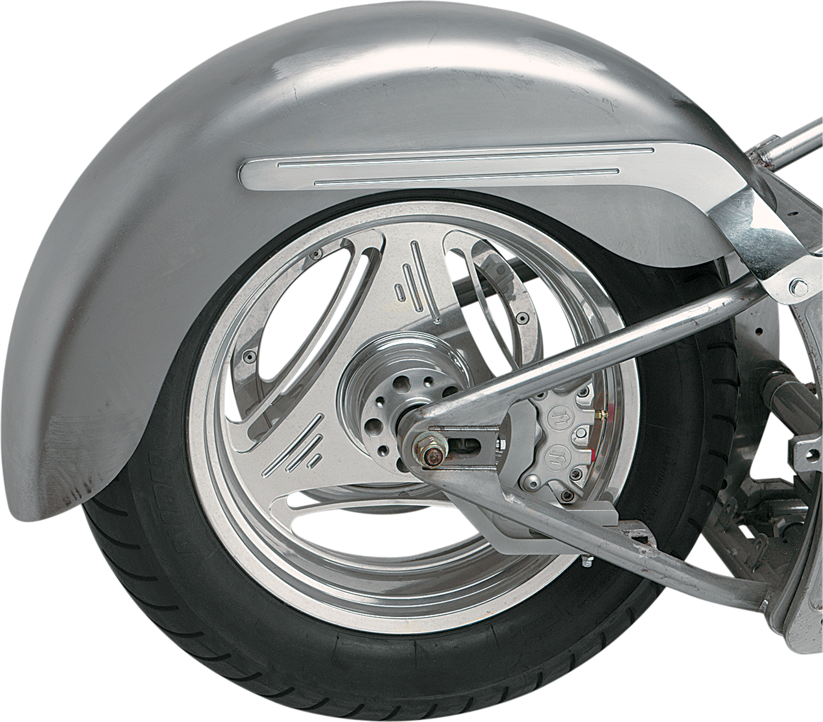 RUSS WERNIMONT DESIGNS Long Shot Custom Rear Fender - Steel - 11" W x 42.5" L 380618