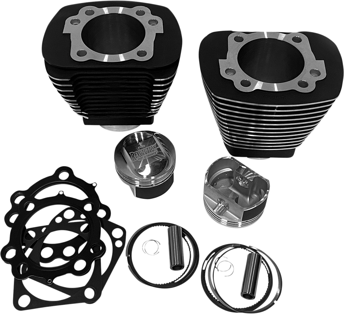 REVOLUTION PERFORMANCE, LLC Cylinder Kit - 92" - Black with Highlighted Fins RP201-220W