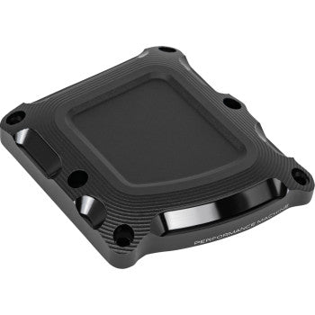 PERFORMANCE MACHINE (PM) Race Series Transmission Cover - Black Ops - M8 0203-2021-SMB