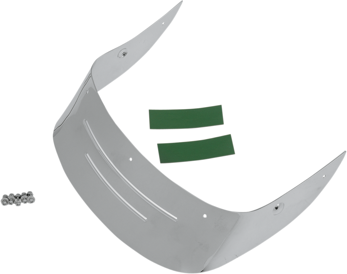 DRAG SPECIALTIES Faldón de guardabarros - Cromado - Trasero 77131A