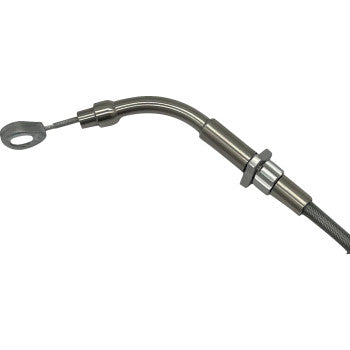 FAT BAGGERS EZ Install Upper Clutch Cable - FLTR/FLHX '21-'23 - +10" - Braided 118010