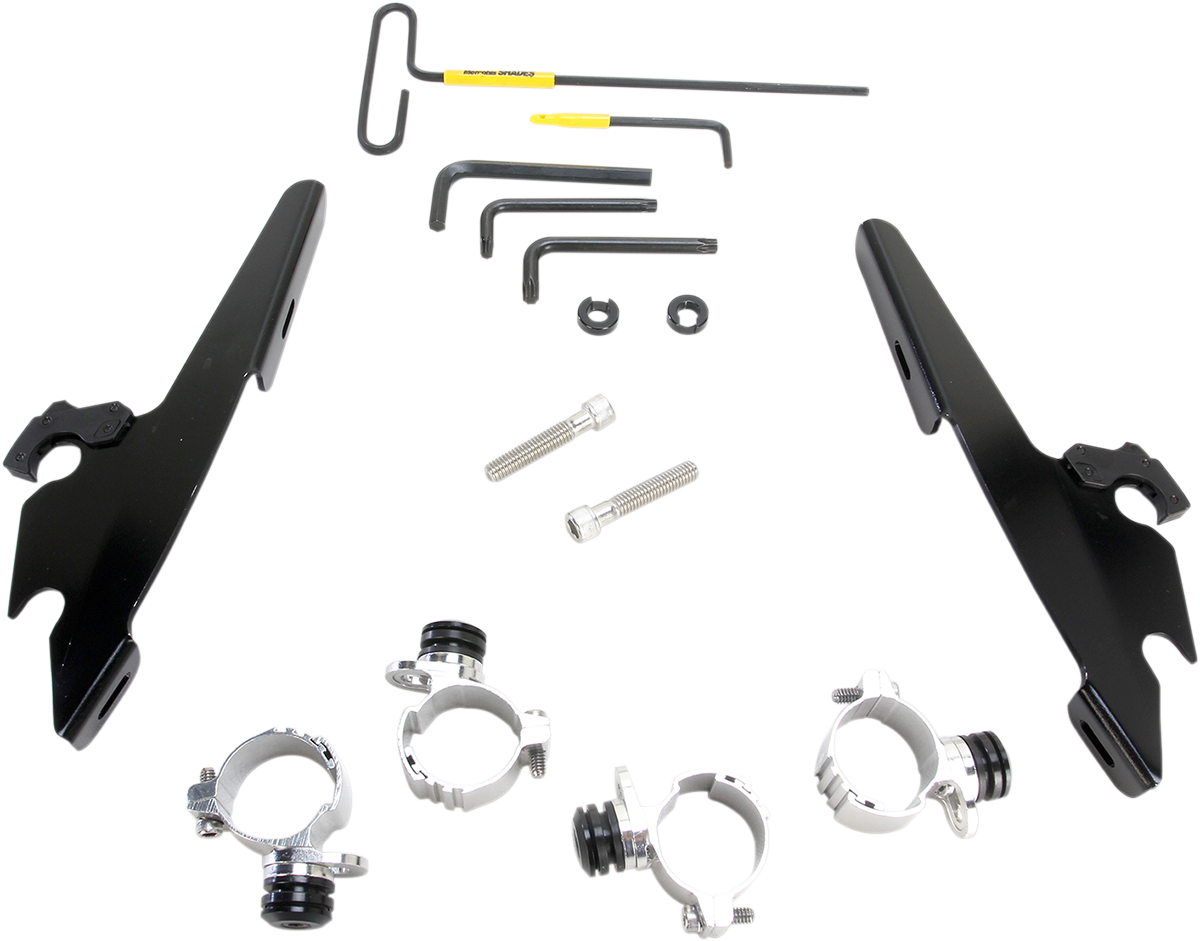 MEMPHIS SHADES Batwing - Mounting Kit - Black - XL48 MEB2009