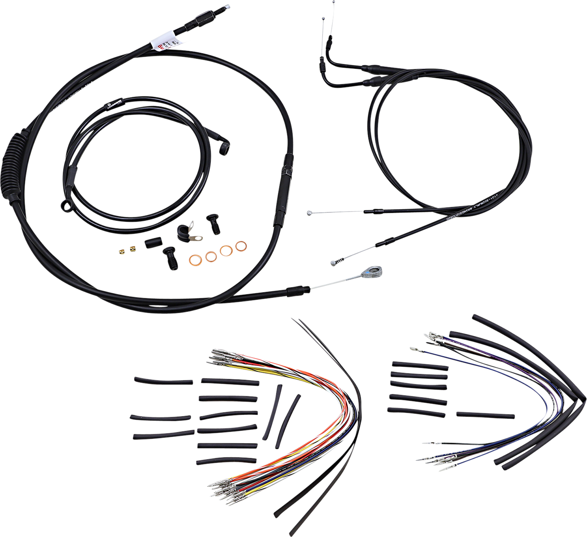 BURLY BRAND Control Kit - 18" Ape Hanger Handlebars B30-1017