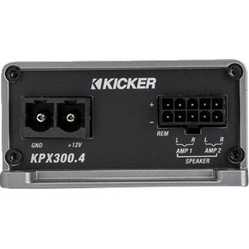 KICKER Amplifier - 4 Channel - 300 W - Weather-Resistant 51KPX3004