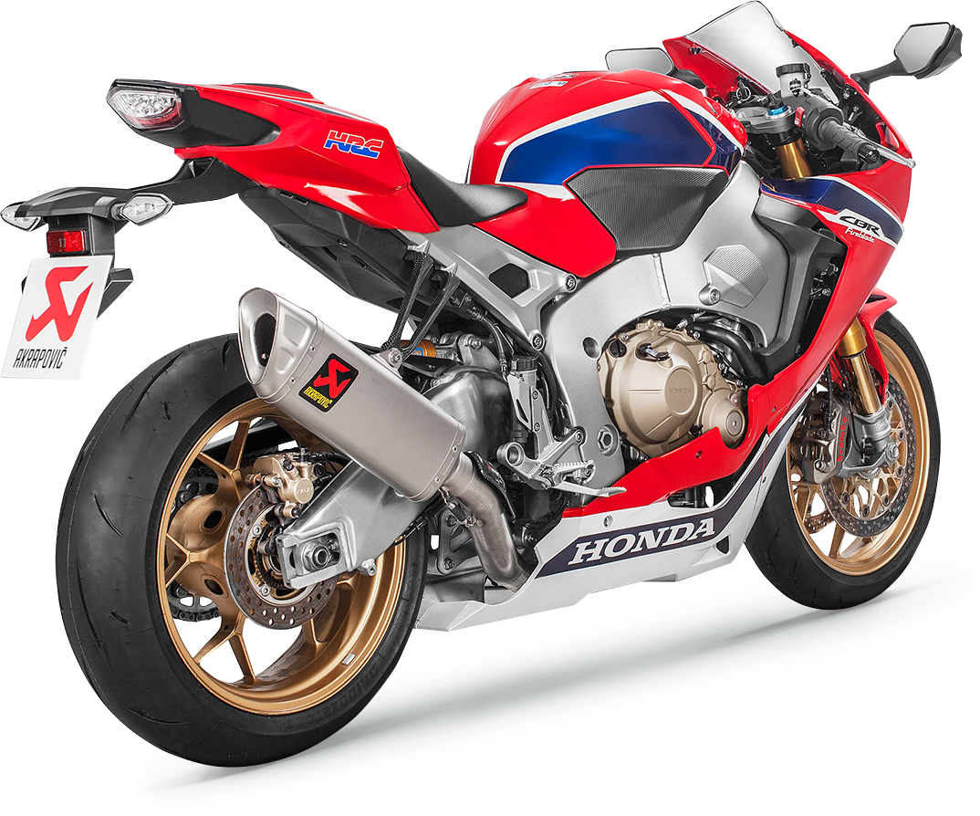 Escape de carrera AKRAPOVIC - Acero inoxidable/titanio CBR1000RR 2017-2019 S-H10R8-APLT 1810-2524