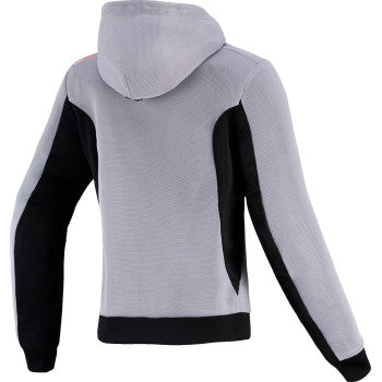 ALPINESTARS Stella Chrome Super Airflow Hoodie - Mid Gray/Black/Pink - XS 4210126-9299-XS