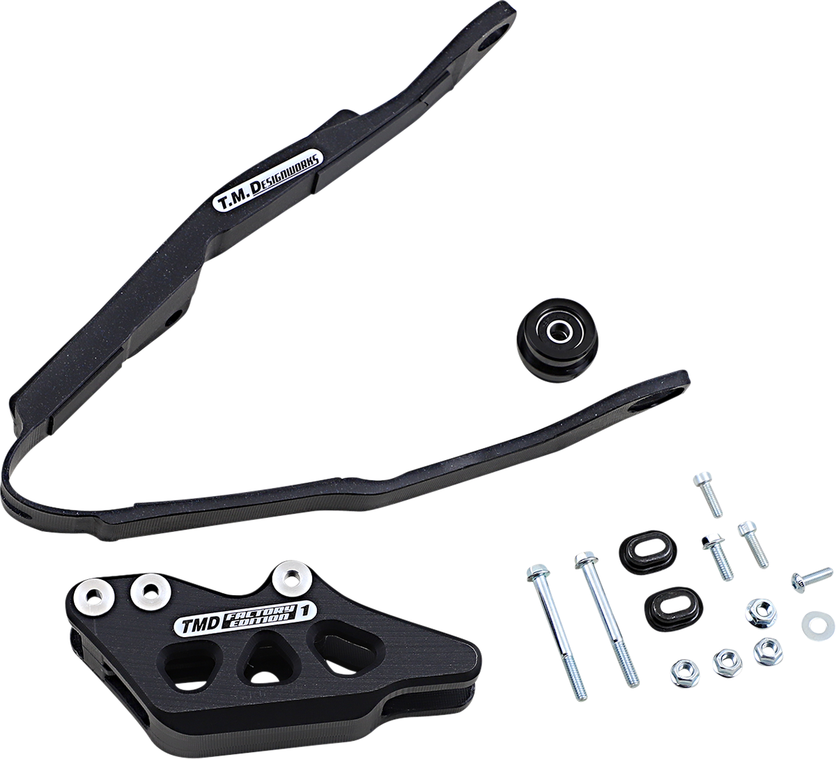 T.M. DESIGNWORKS Chain Guide/Slider - Honda - Black HCP-H05-BK