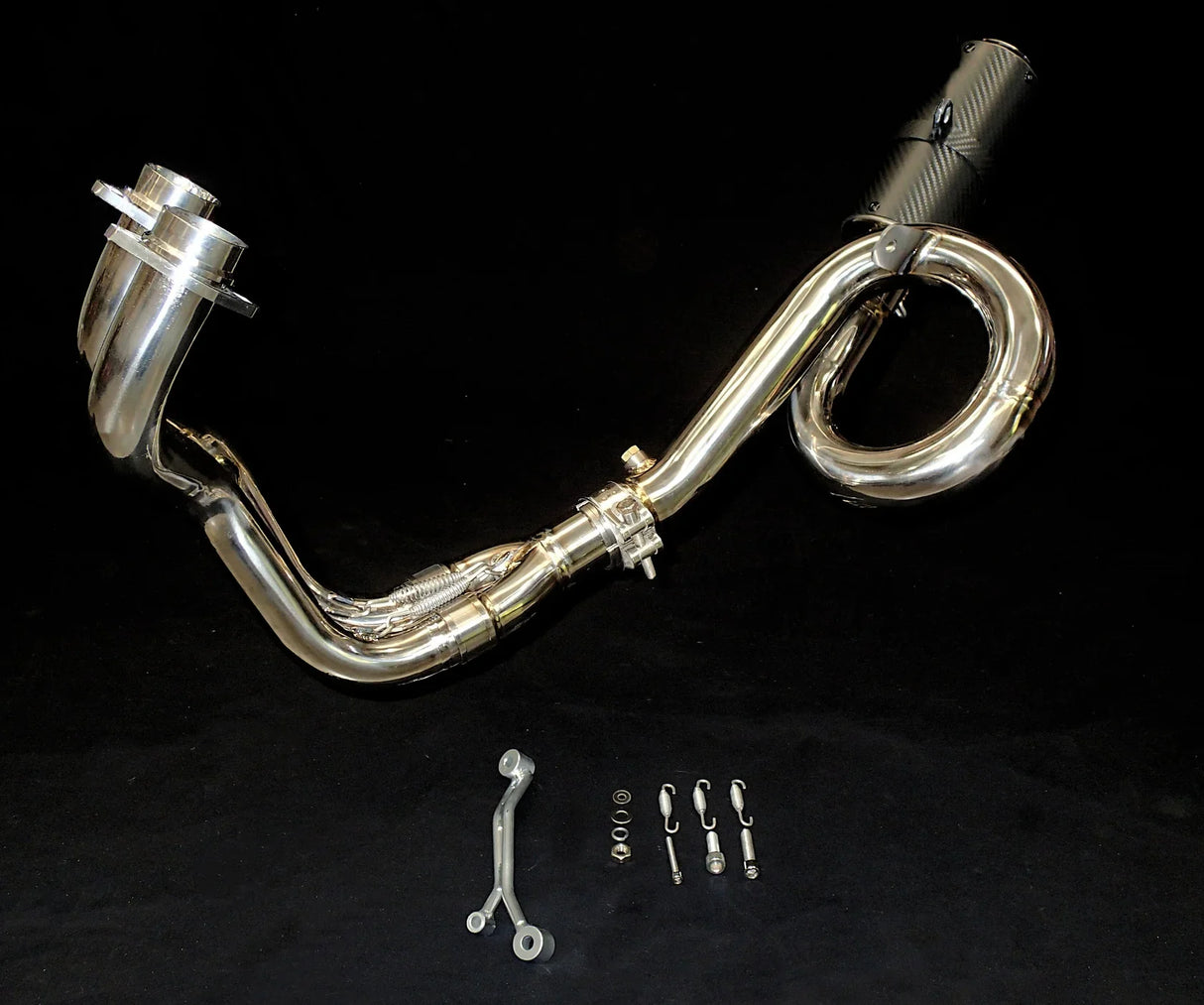 Vandemon Yamaha MT07 FZ07 XSR700 Titanium Exhaust System 2025-2026 YAMAMT07EXHTITANB VA-173