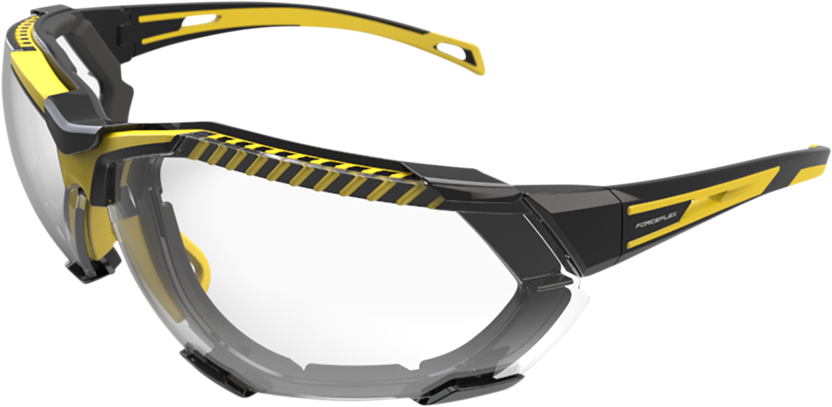 FORCEFLEX FF4 Sunglasses - Foam - Black/Yellow - Clear FF4-01094-041