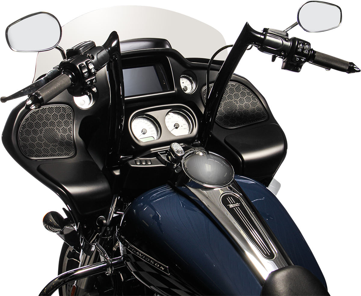 FAT BAGGERS INC. Handlebar - Pointed Top - 14" - Black 806014-B