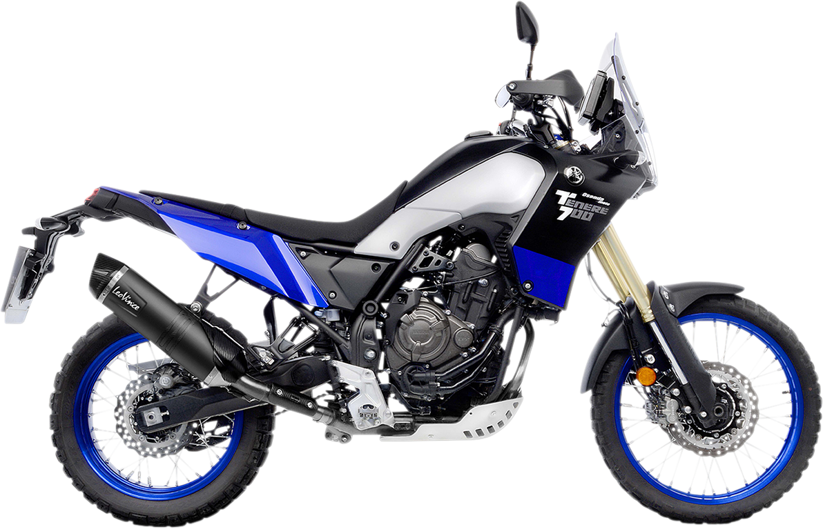 LEOVINCE LV One EVO Slip-On Muffler - Black XTZ07 Tenere 700 2021-2025 14330EBU 1811-3939
